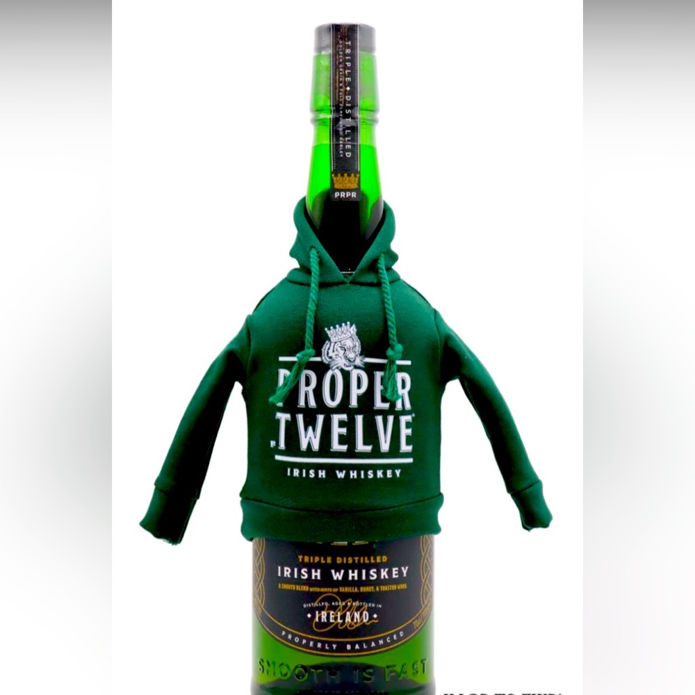 LIMITED EDITION PROPER TWELVE IRISH WHISKY 🔻BOTTLE HODDIE🔻